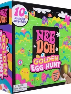 NeeDoh Easter Golden Egg Hunt Mystery 10-Pack (10 Squishy Surprises!)